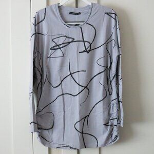 NWT $105 Gwyn Tunic Top CLOUD Ribbon Dance by Snapdragon & Twig - S